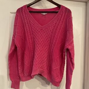No Boundries Pink Sweater XXL 19 NWOT
